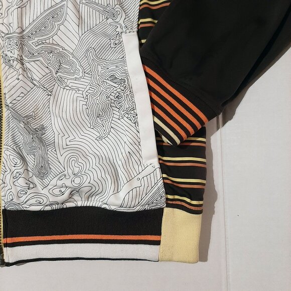 Rare Artful Dodger Jacket size XL Fighting Irons embroidered line art Y2K 00s - Picture 6 of 12